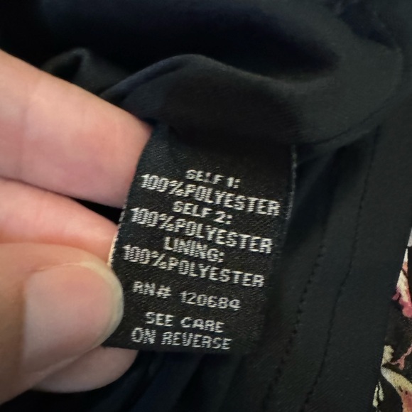 Torrid Black Floral Dress with Slip - Picture 12 of 13